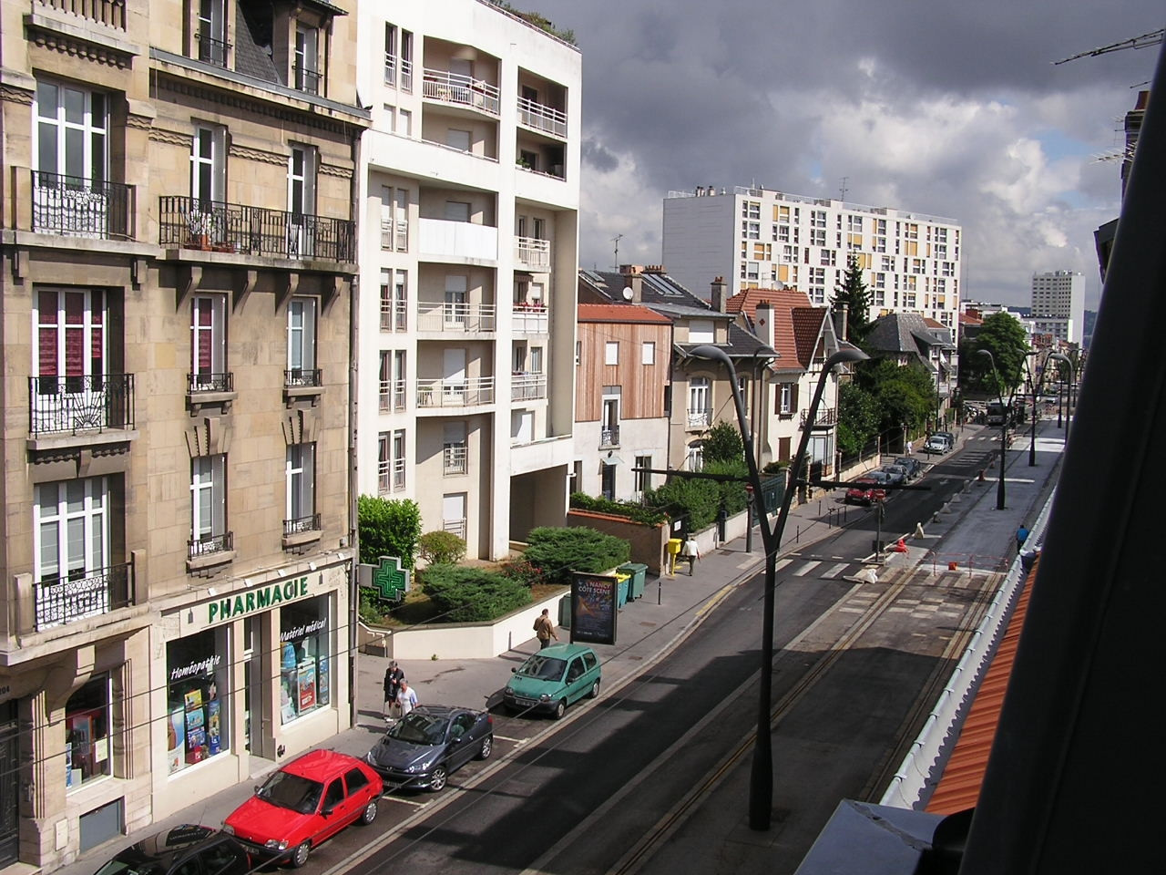 Улица в Нанси, Франция – фотографии Франции