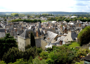 Дома в Шиноне, Франция – фотографии Франции