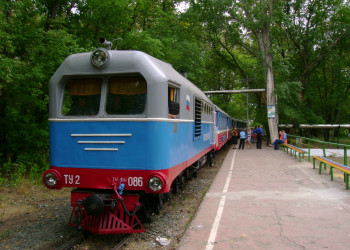 Поезд в Оренбурге, Россия – фотографии России