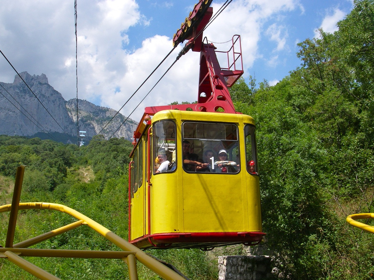 Канатная дорога Мисхор — Ай-Петри – фотографии России