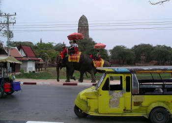 Транспорт в Аюттхая, Тайланд – фотографии Таиланда