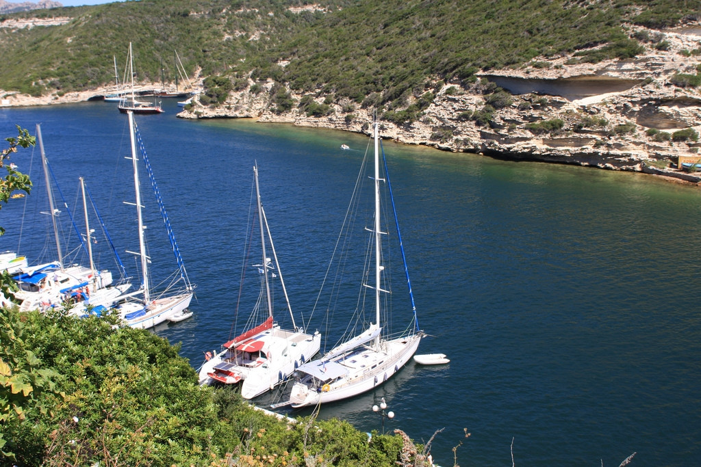 Залив в Бонифачо, Франция. Фото 1 – фотографии Франции