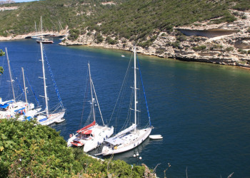 Залив в Бонифачо, Франция. Фото 1 – фотографии Франции