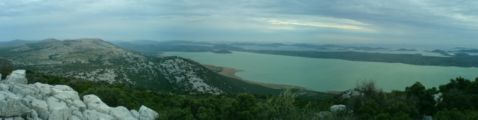Панорамный вид на озере Вранско, Хорватия. Фото 17 – фотографии Хорватии