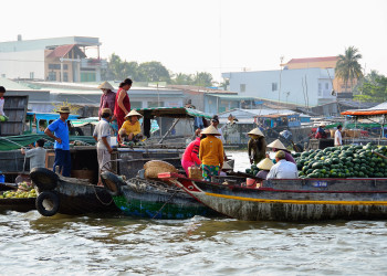 Рынок на воде – фотографии Вьетнама