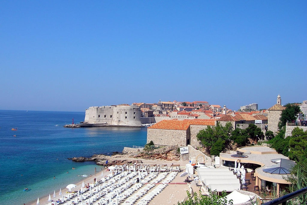 Пляж в Дубровнике, Хорватия. Фото 10 – фотографии Хорватии