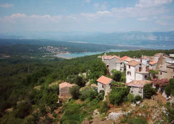 Панорамный вид в Добринь, Хорватия. Фото 2 – фотографии Хорватии