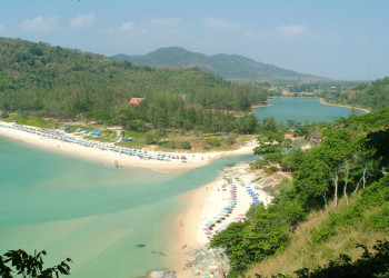 Панорамный вид Най-Харн-Бич, Тайланд – фотографии Таиланда