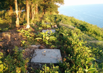 Защитные столбы на горе, Южный, Туапсе. Фото 10 – фотографии России