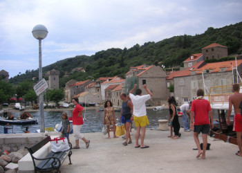 Люди на острове Шипан, Хорватия – фотографии Хорватии