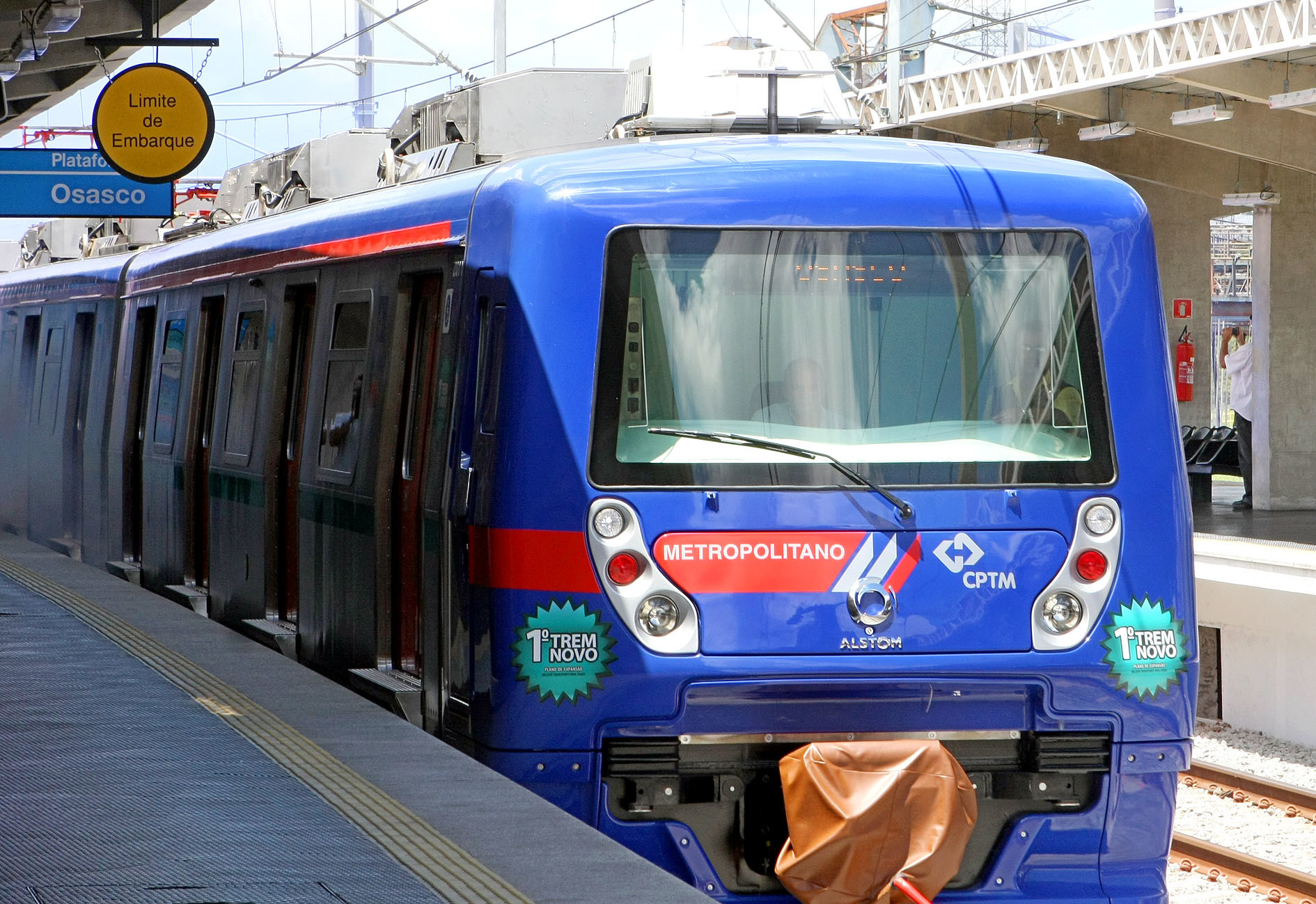 Пригородные поезда (CPTM) в Сан-Паулу – фотографии Бразилии