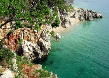 Скала в Мошеничка-Драга, Хорватия. Фото 2 – фотографии Хорватии