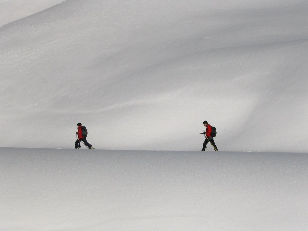 Лыжники в Ла-Розиере, Франция. Фото 7 – фотографии Франции