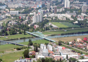 Панорамный вид в Загребе, Хорватия – фотографии Хорватии