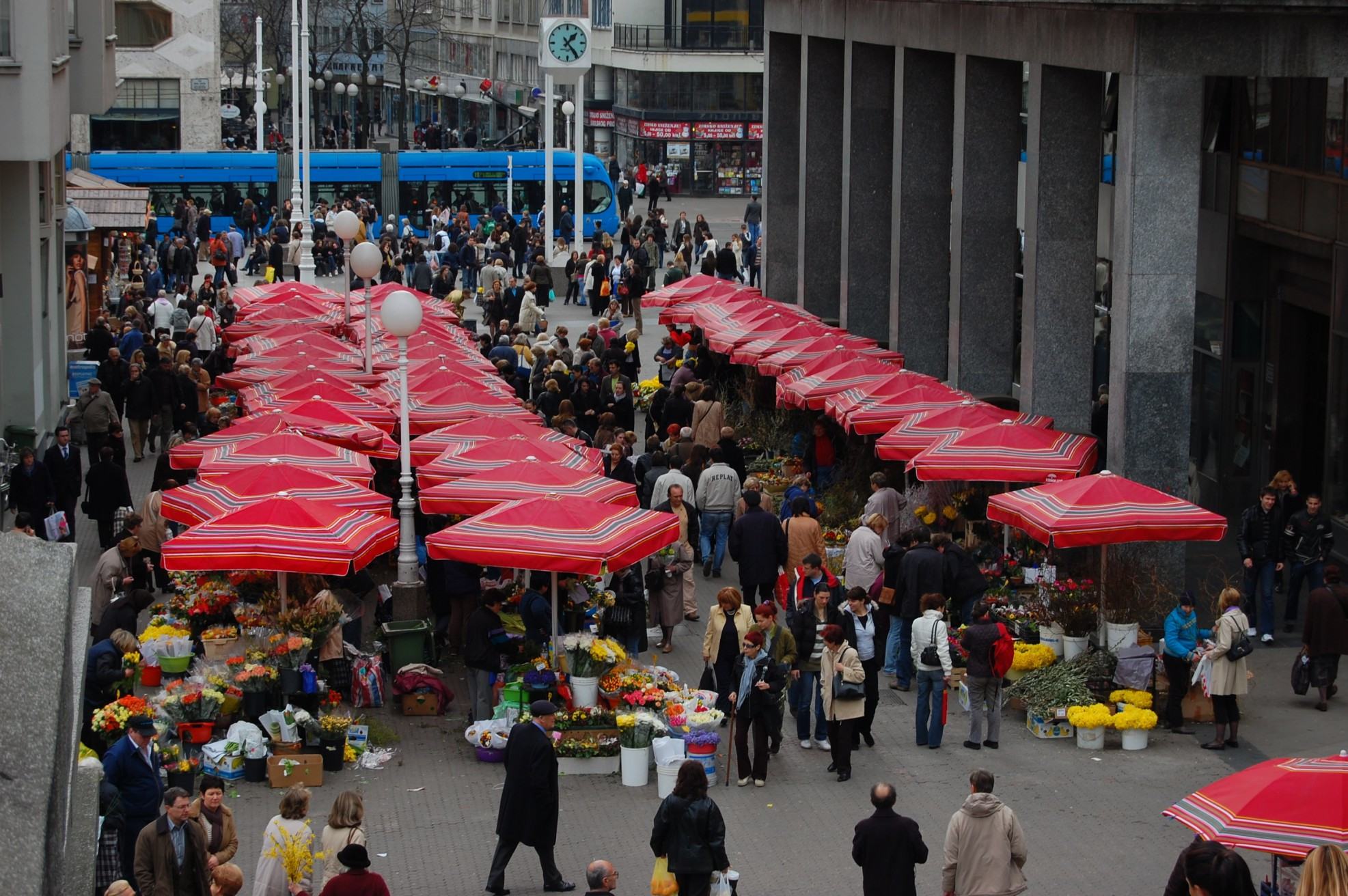 Рынок в Загреб, Хорватия. Фото 7 – фотографии Хорватии