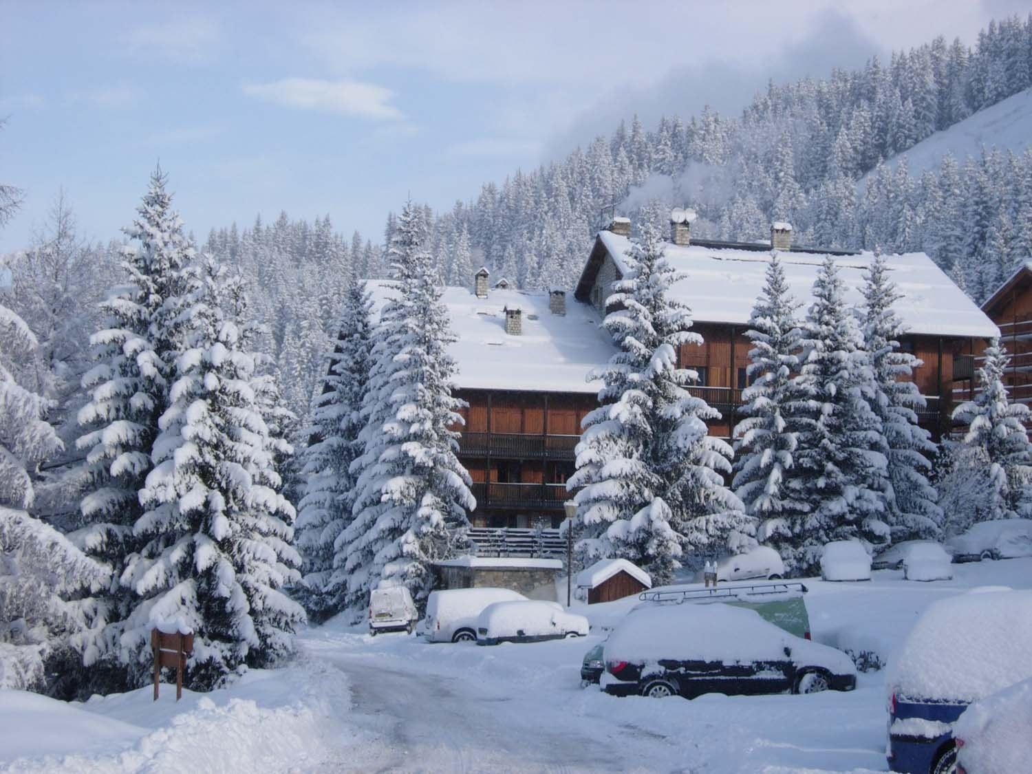 Природа в Мерибель, Франция – фотографии Франции