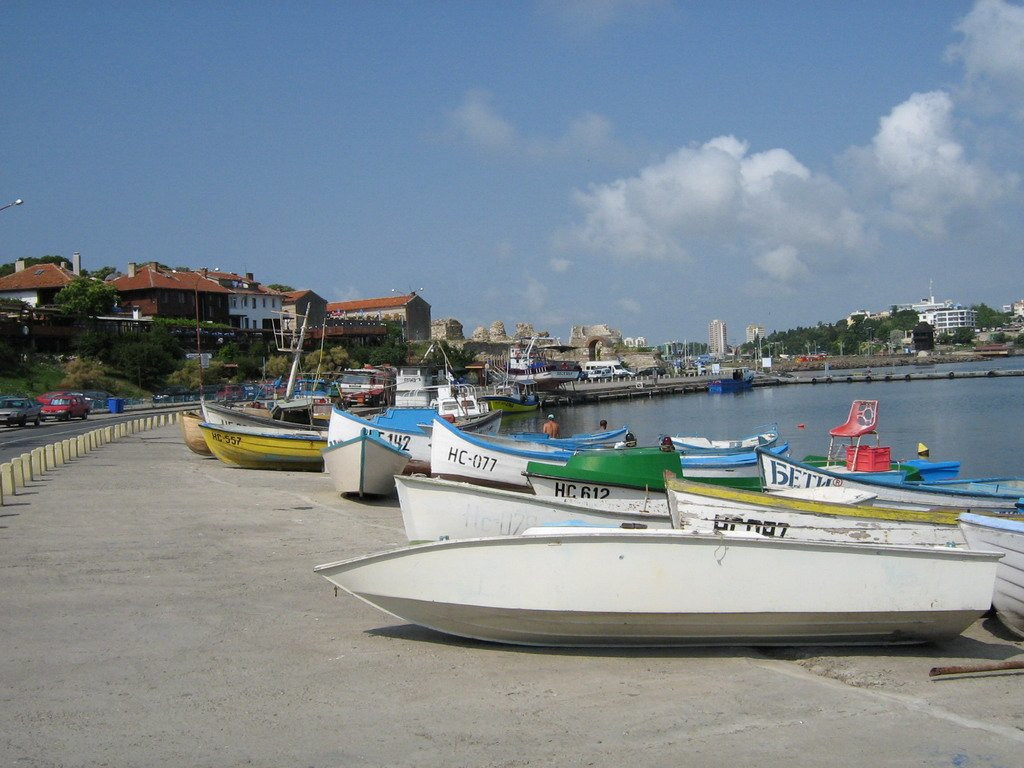 Лодки в Несебыре, Болгария. Фото 1 – фотографии Болгарии