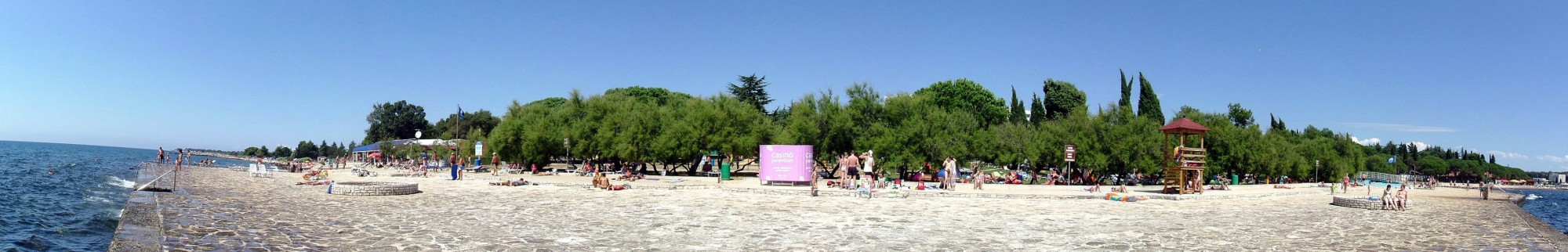 Пляж в Пореч, Хорватия – фотографии Хорватии