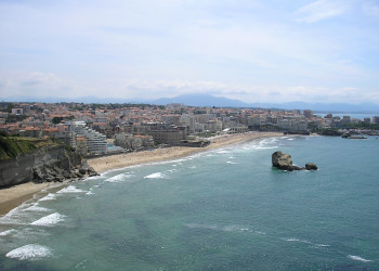 Панорамный вид в Биаррице, Франция. Фото 2 – фотографии Франции