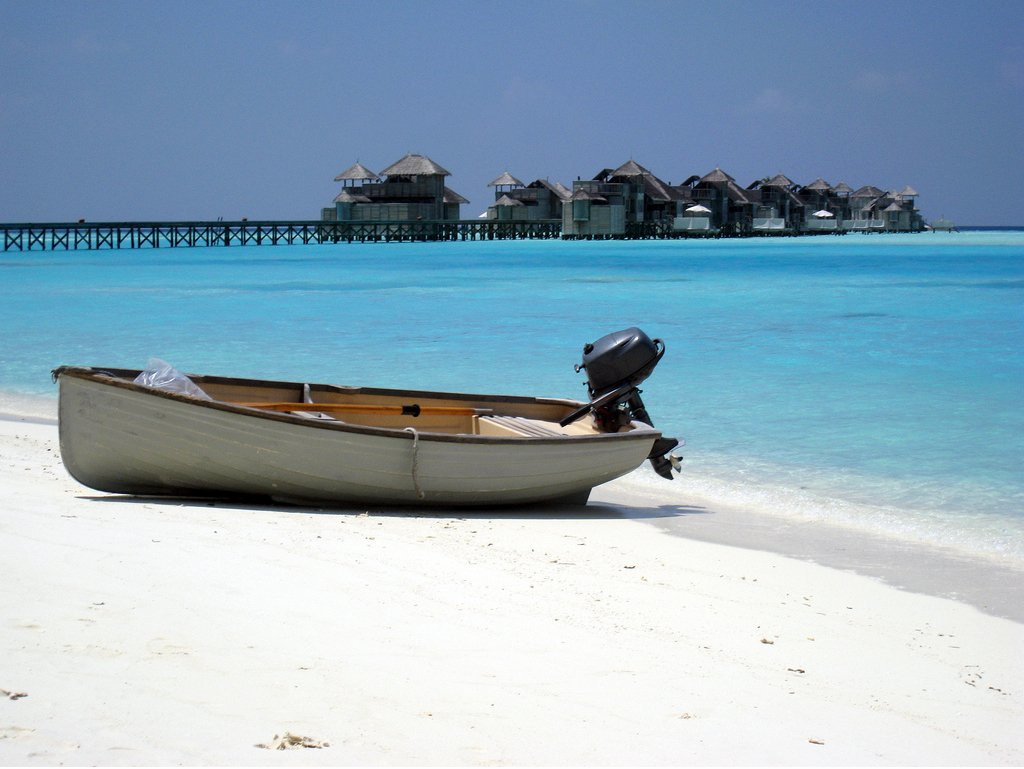 Пляж в Северный Мале Атолл, Мальдивы. Фото 1 – фотографии Мальдивских островов