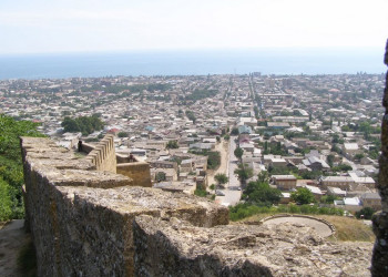 Вид на город с крепости Нарын-Кала, Дербент. Фото 2 – фотографии России