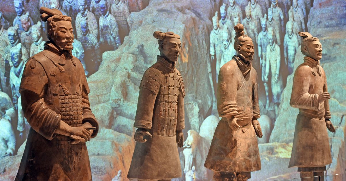 Археологическое открытие Терракотовая армия рядом с Сиань в Китае – фотографии Китая