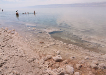 Мертвое море в Иордании, берег – фотографии Иордании
