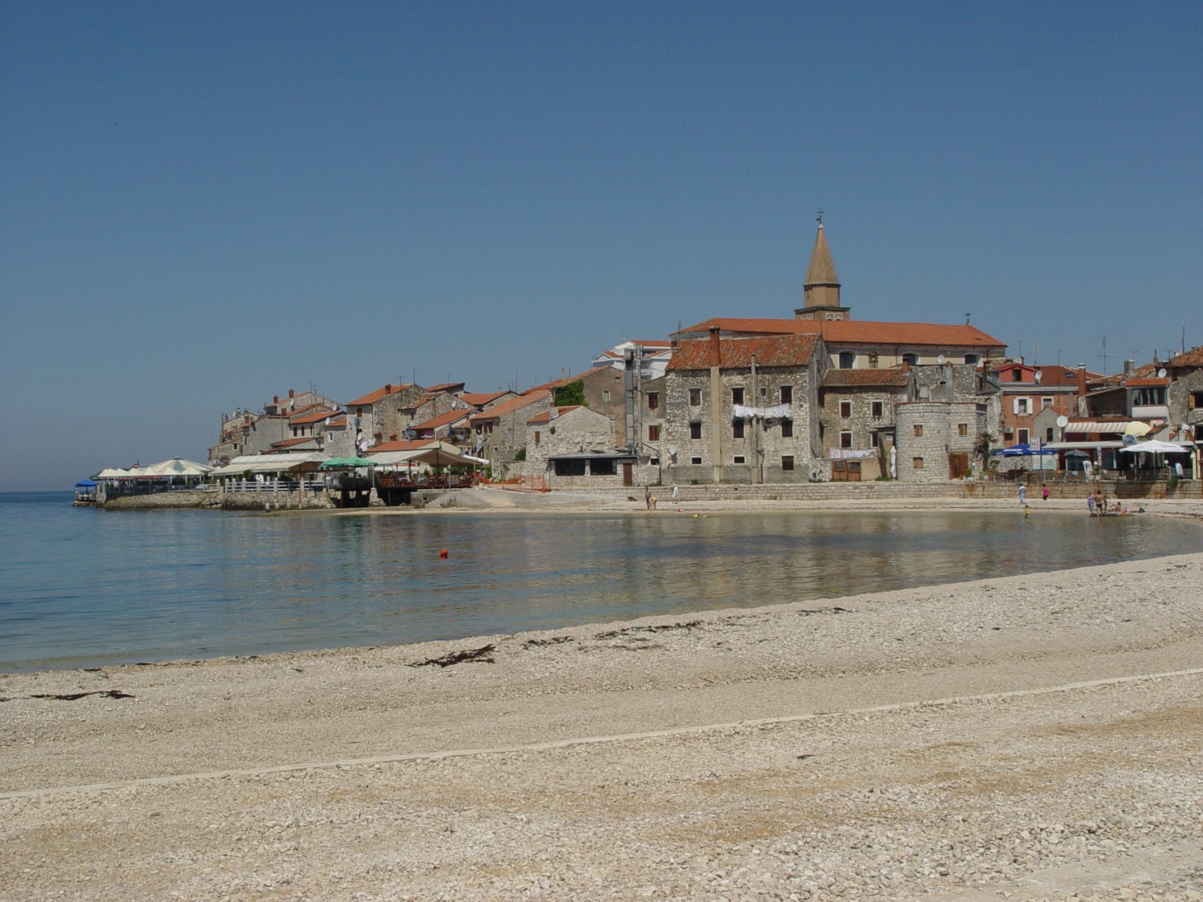 Пляж в Умаг, Хорватия – фотографии Хорватии