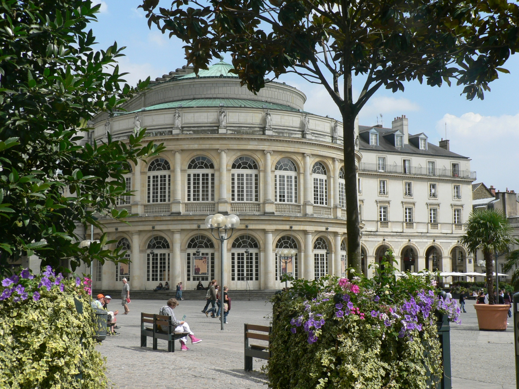 Достопримечательность в Ренне, Франция – фотографии Франции