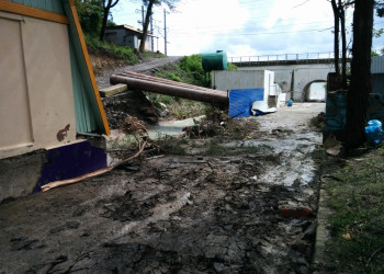 Посёлок Южный в 5 км от Туапсе. После наводнения, июль 2014 – фотографии России