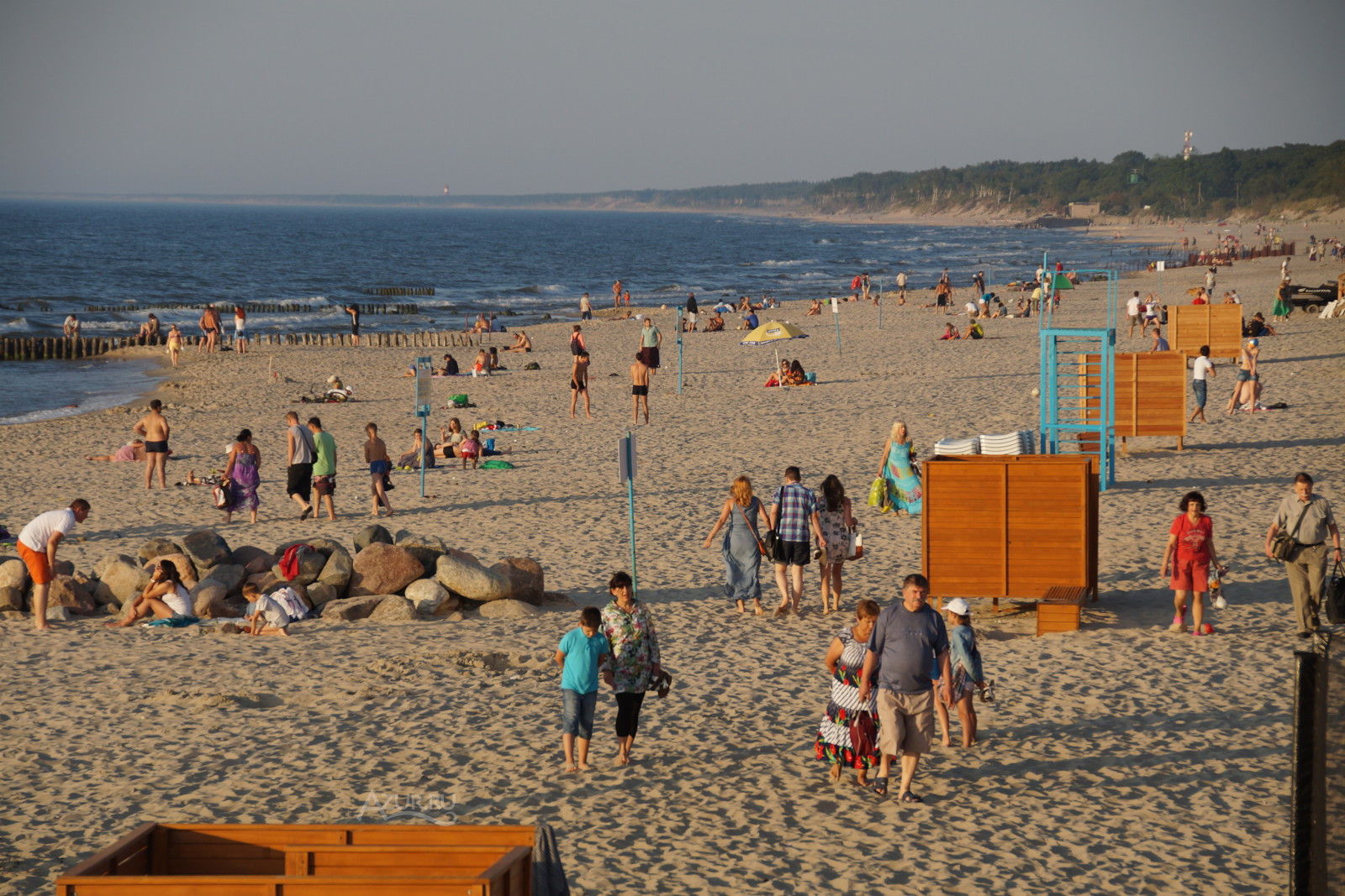 Пляж Зеленоградска – фотографии России