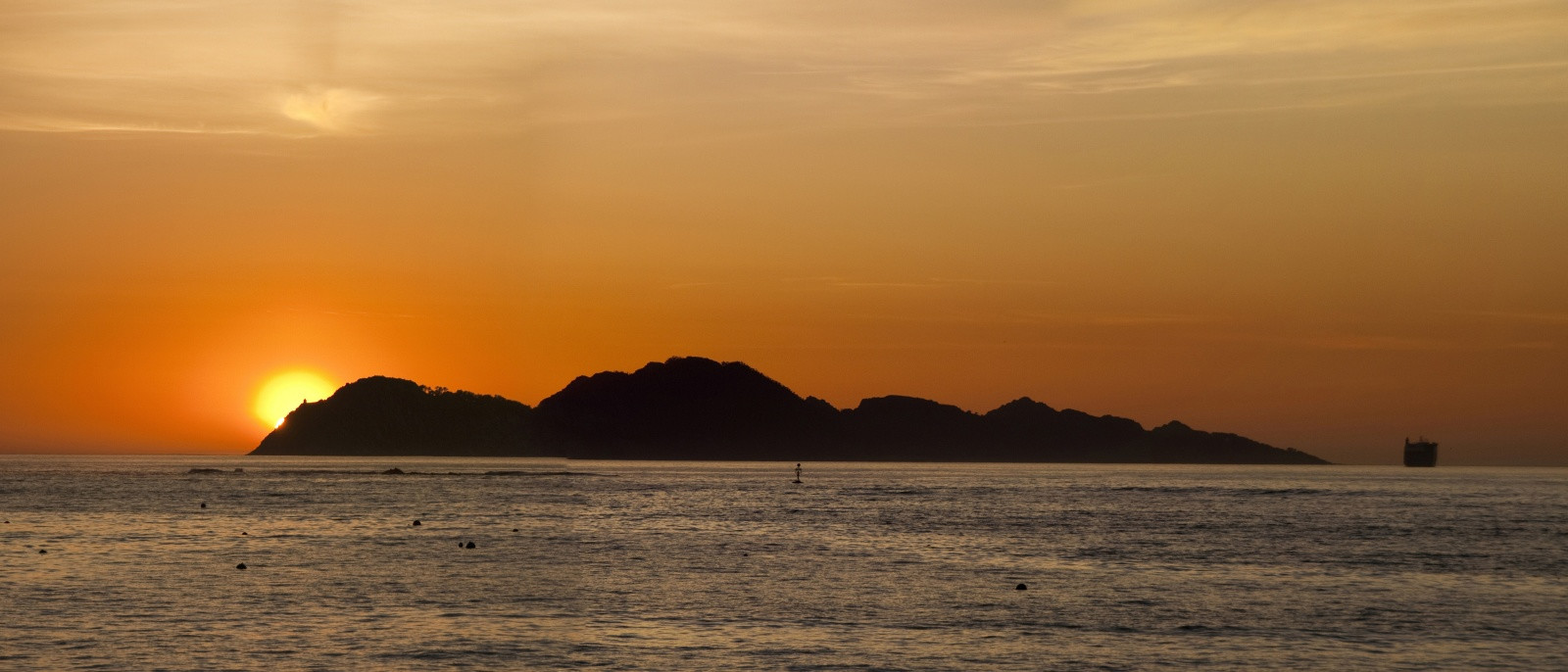 Закат на островами Сиес (The Islas Cies) – фотографии Испании