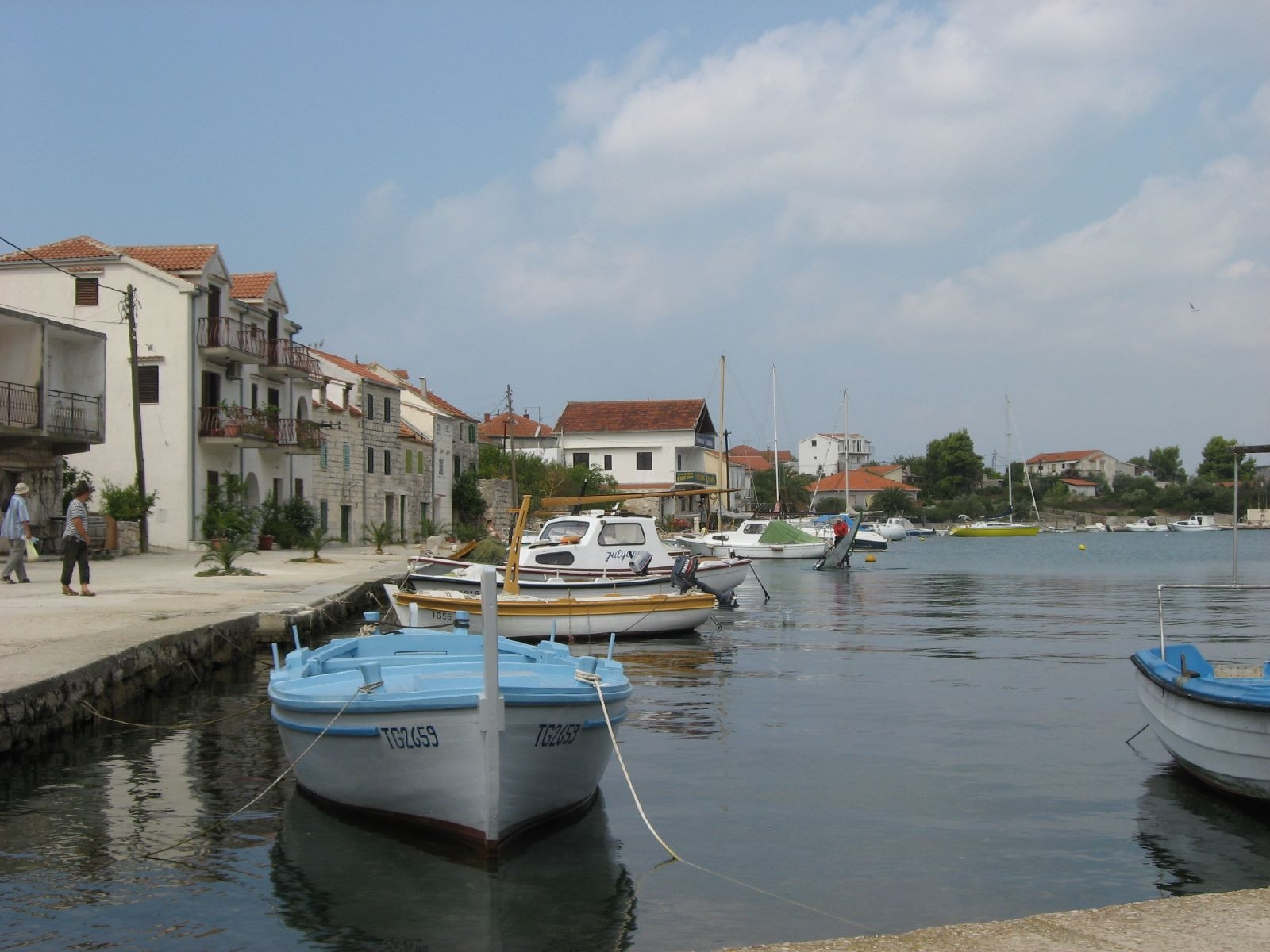 Причал в Дрвеник, Хорватия. Фото 2 – фотографии Хорватии