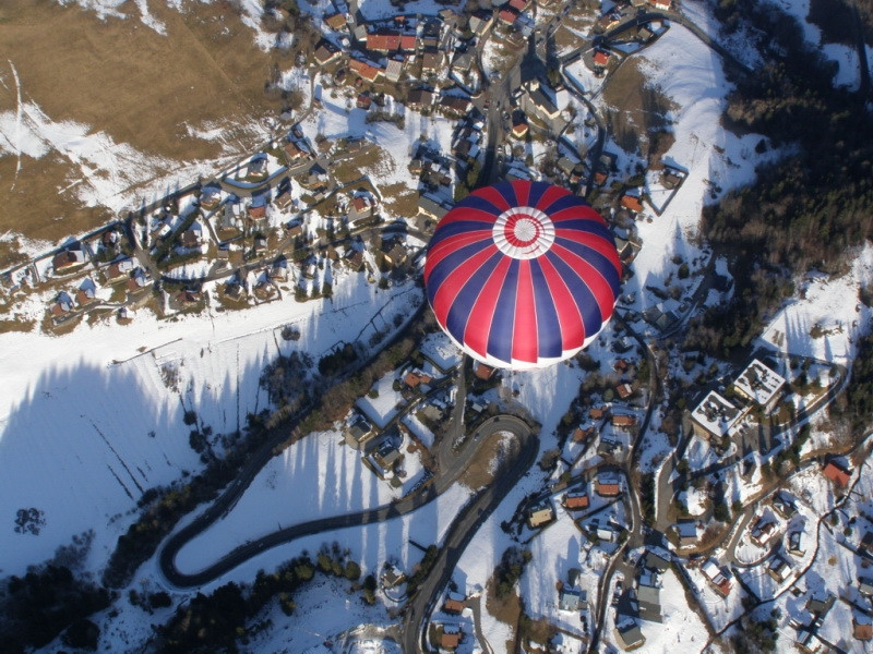 Панорамный вид в Ле-Карроз, Франция – фотографии Франции