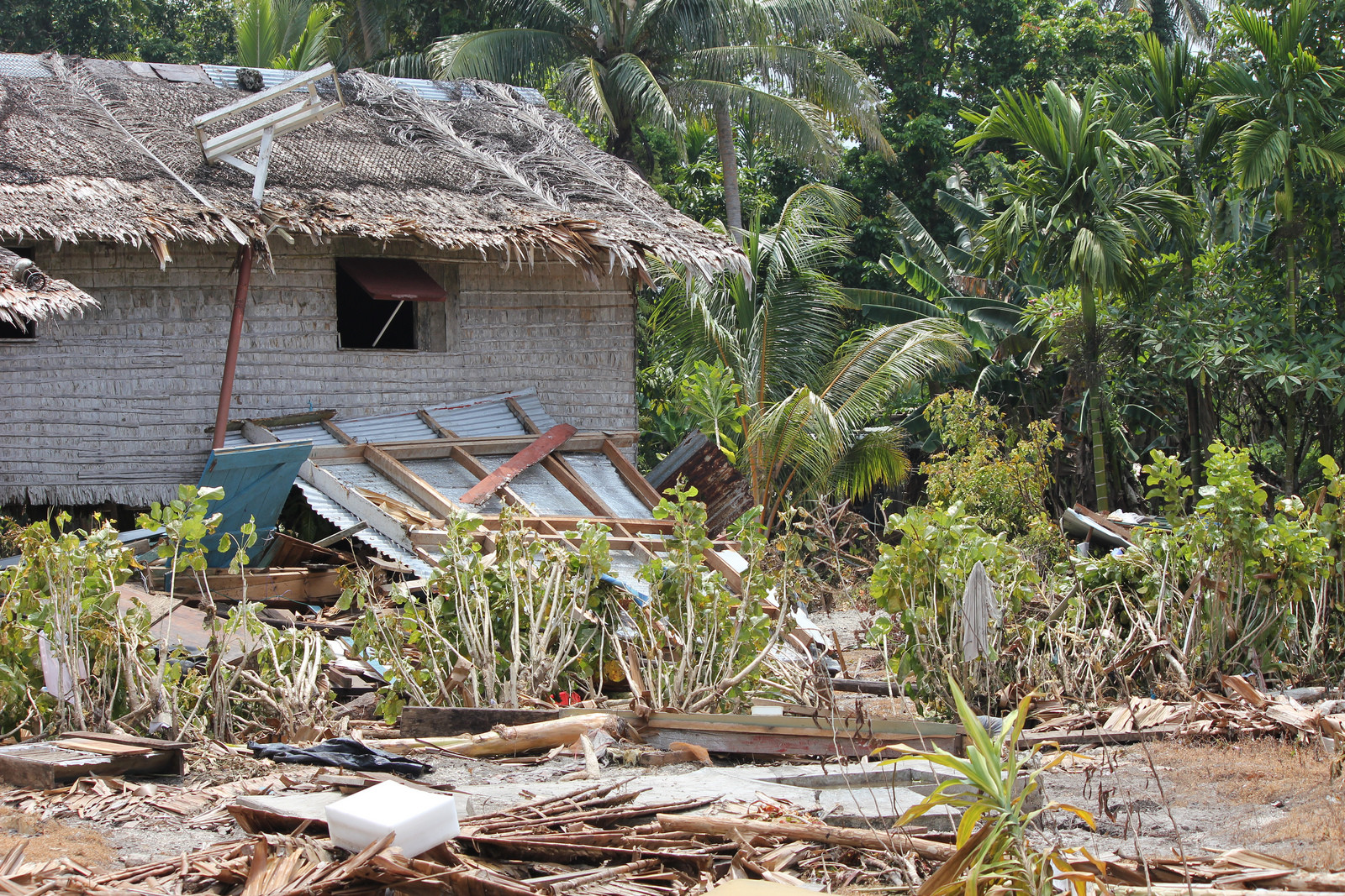 Цунами на островах Санта-Крус (Santa Cruz Islands) – фотографии Соломоновых Островов