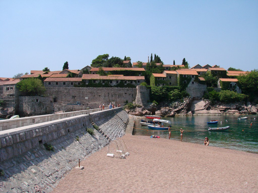 Пляж в Святой Стефан, Черногория. Фото 33 – фотографии Черногории