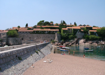 Пляж в Святой Стефан, Черногория. Фото 33 – фотографии Черногории