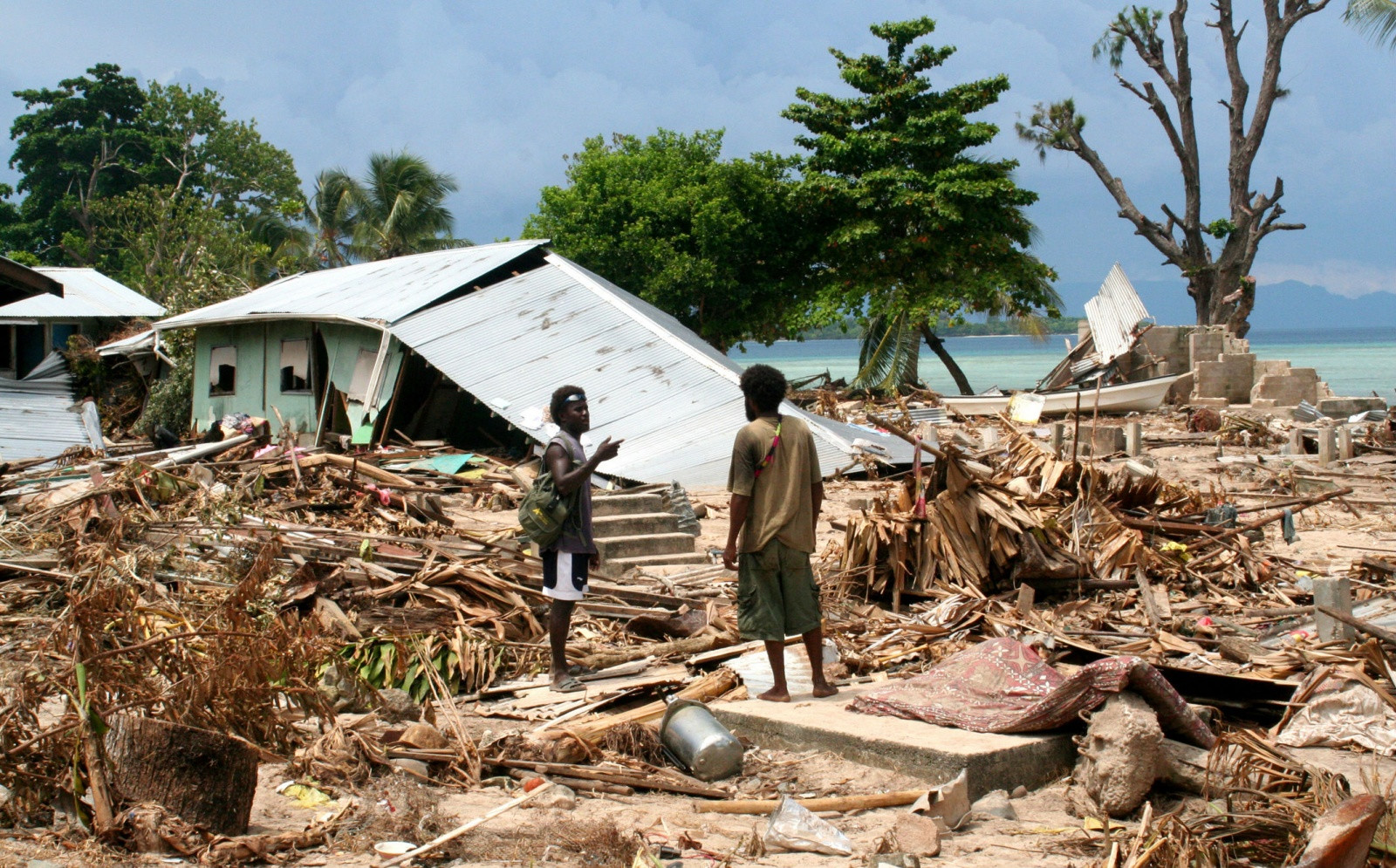 Соломоновы острова после цунами в 2007 году – фотографии Соломоновых Островов