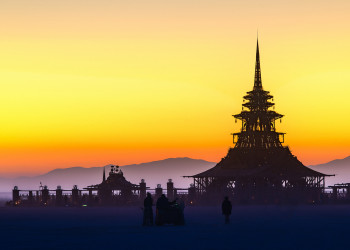 Фестиваль "Горящий человек", пустыня Невады, США. Фото 2 – фотографии США