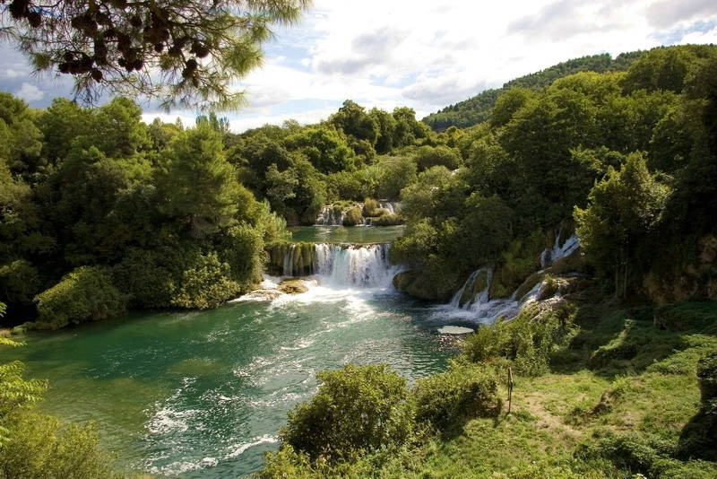 Пейзаж в Крка, Хорватия. Фото 1 – фотографии Хорватии