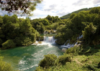Пейзаж в Крка, Хорватия. Фото 1 – фотографии Хорватии