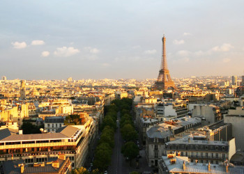 Панорамный вид Парижа, Франция – фотографии Франции