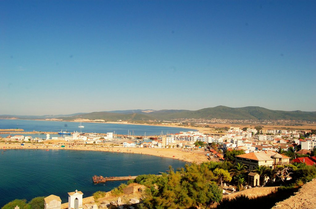 Панорамный вид побережья, Северный Тунис – фотографии Туниса