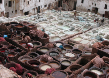 Квартал кожевенников Шуара, Марокко – фотографии Марокко