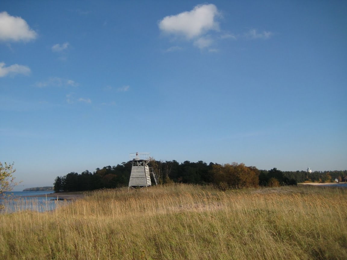 Берег на острове Коневец, Россия – фотографии России