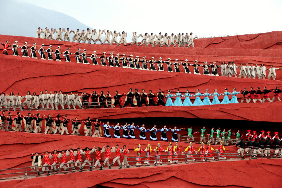 Шоу под открытым небом – «Impression Lijiang», Китай. Фото 1 – фотографии Китая