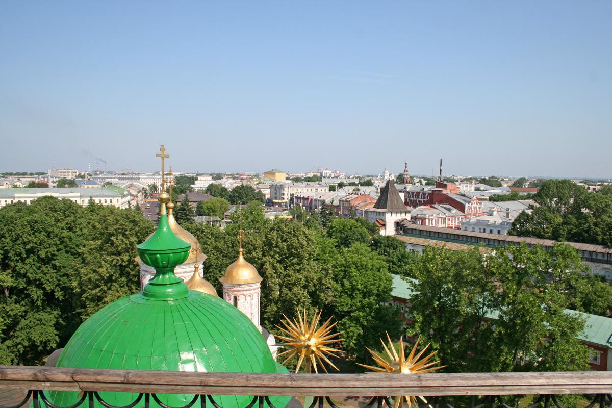 Вид со звонницы, Ярославль – фотографии России