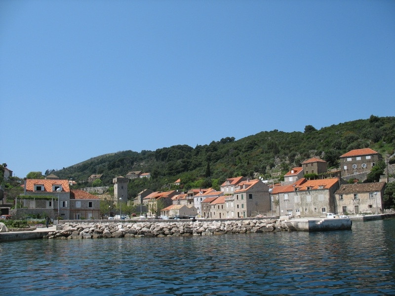 Дома на набережной на острове Лопуд, Хорватия. Фото 6 – фотографии Хорватии