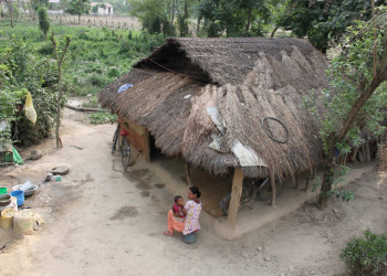 Типичный дом в сельской местности – фотографии Непала