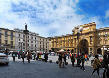 Площадь Республики (Piazza della Repubblica). Флоренция. Фото 1 – фотографии Италии